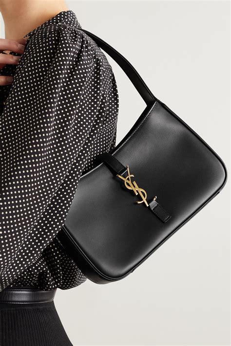 ysl handbag leather|YSL shoulder bag black.